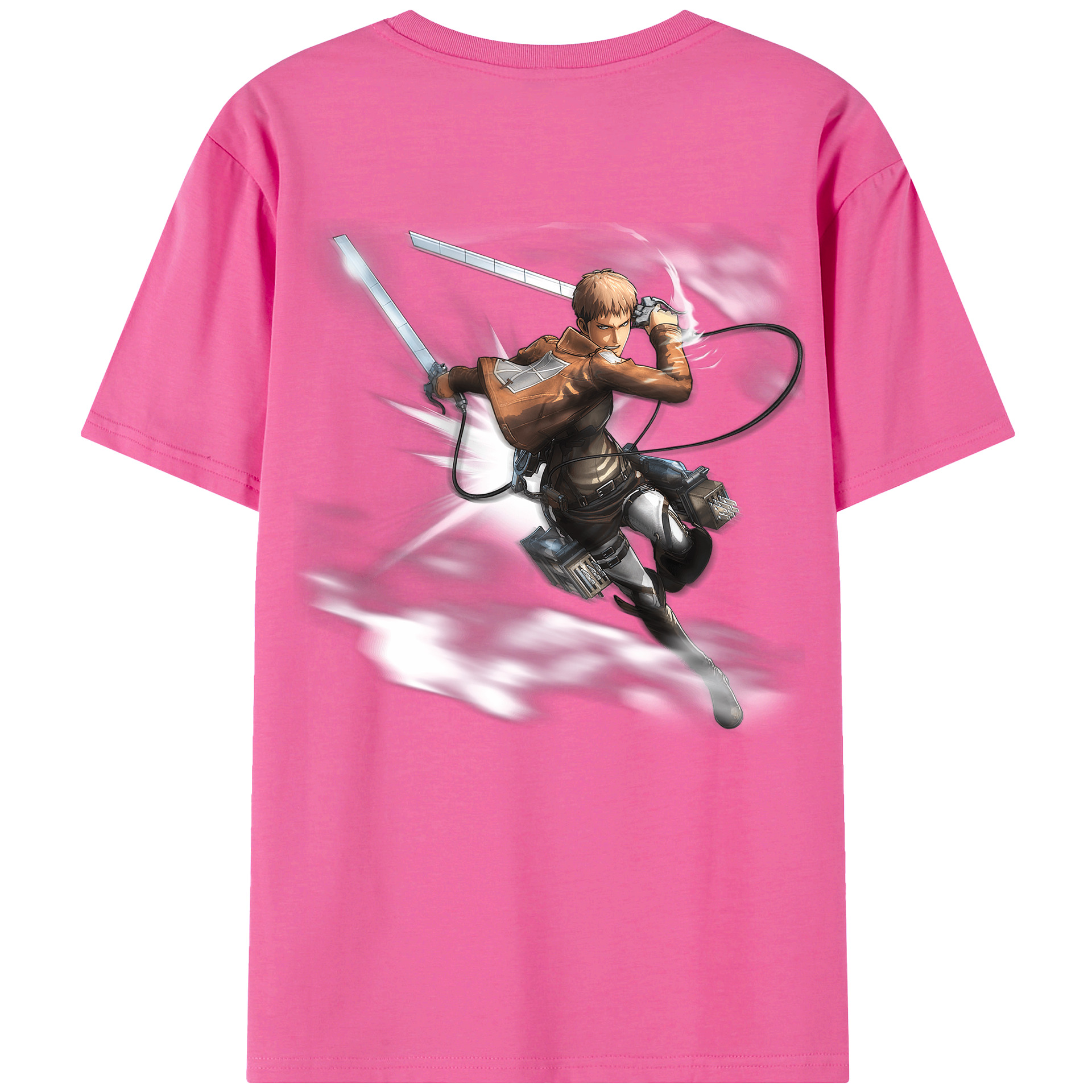 （画像用） 進撃の巨人 ジャン・キルシュタイン Attack on Titan Jean Kirstein レディース半袖Tシャツ(バックプリント)